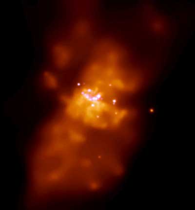 Starburst galaxy