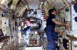 Inside Spacelab