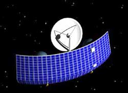 Artist's concept of Ball's Mars Micromission craft   