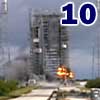 Launch pad explosion