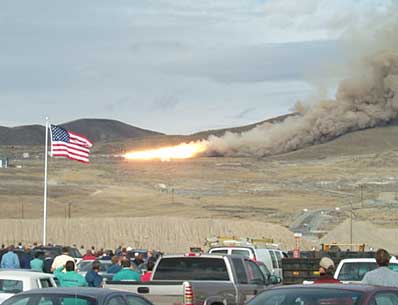 Test firing