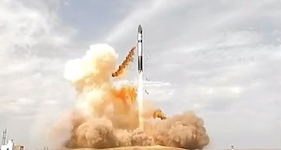 Spaceflight Now | Breaking News | Dnepr rocket boosts seven satellites ...